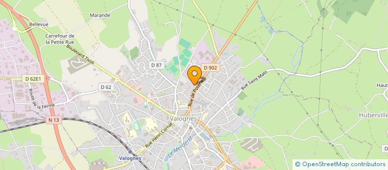 localisation de l'entreprise SCI RL  VALOGNES