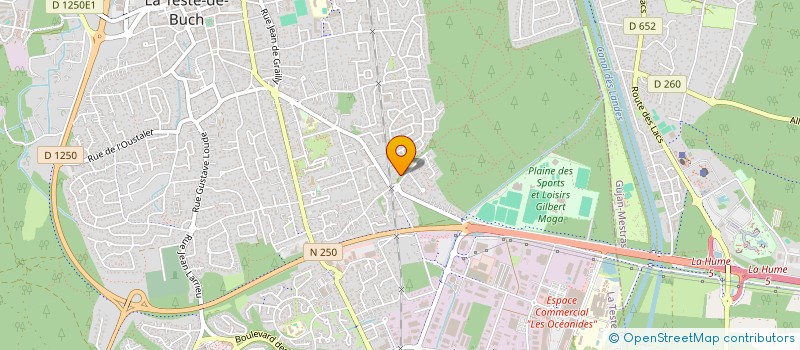 localisation de l'entreprise SCI RL à LA TESTE-DE-BUCH