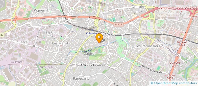 localisation de l'entreprise SCI RL à COLOMIERS