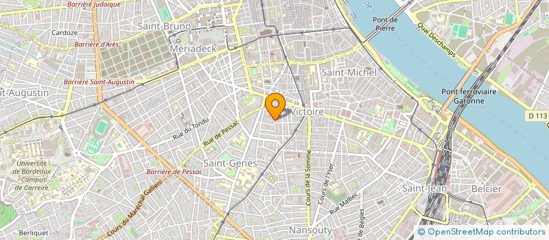 localisation de l'entreprise SCI RL à BORDEAUX