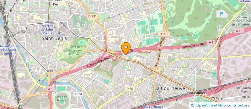 localisation de l'entreprise SCI RL  SAINT-DENIS