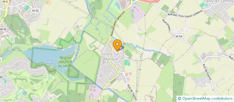 localisation de l'entreprise SCI RL BELANDRE à FOREST-SUR-MARQUE
