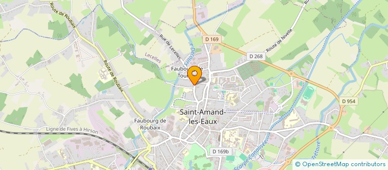 localisation de l'entreprise SCI RL DARNA  SAINT-AMAND-LES-EAUX