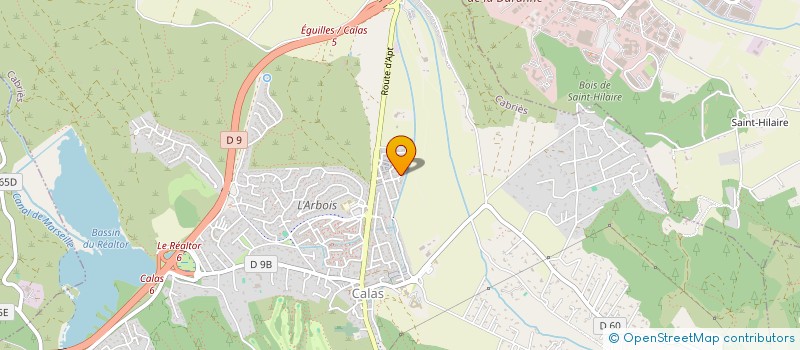 localisation de l'entreprise SCI RL DURANCE  CABRIES