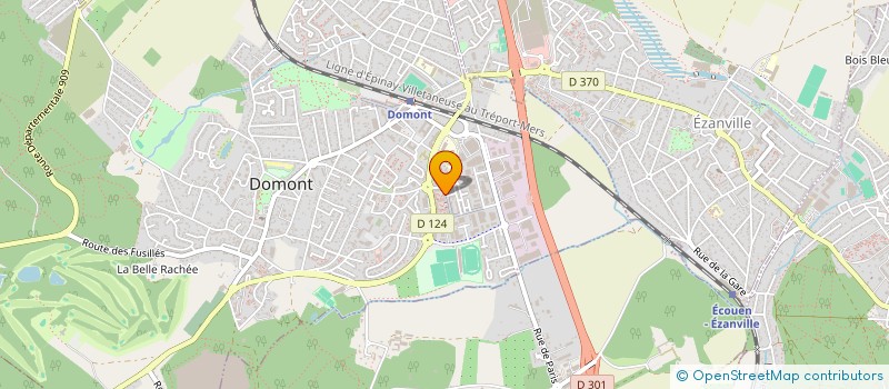 localisation de l'entreprise SCI RL IMMO  DOMONT