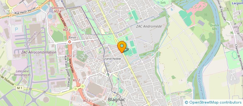 localisation de l'entreprise SCI RL IMMOBILIER  BLAGNAC