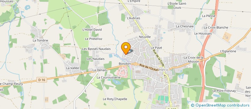 localisation de l'entreprise SCI RLEM  HERIC