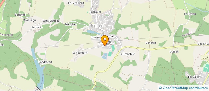 localisation de l'entreprise SCI RLF  TREFFLEAN