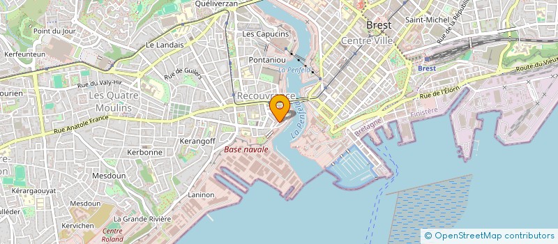 localisation de l'entreprise SCI RLG  BREST