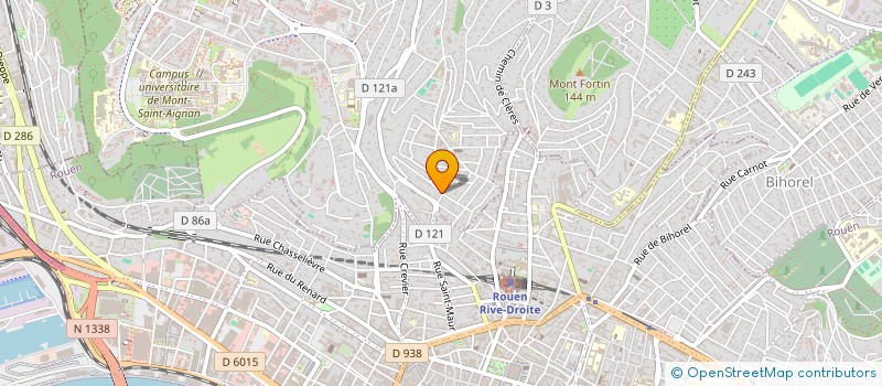 localisation de l'entreprise SCI RLH  MONT-SAINT-AIGNAN