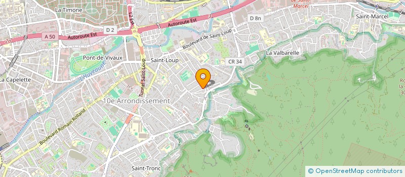 localisation de l'entreprise SCI RLHM à MARSEILLE