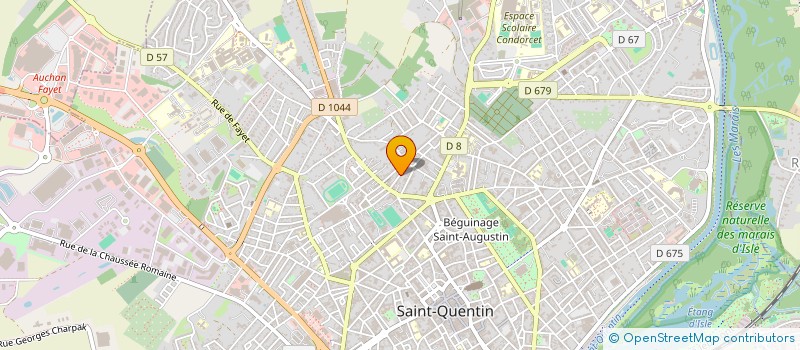 localisation de l'entreprise SCI RLJ 27 à SAINT-QUENTIN