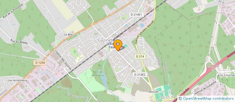 localisation de l'entreprise SCI RLJ 33  CESTAS