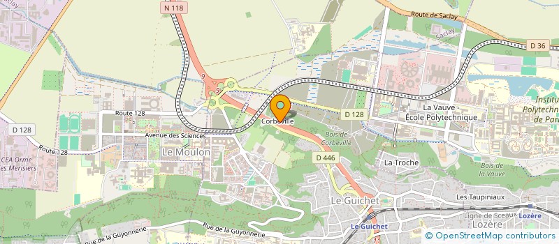 localisation de l'entreprise SCI RLJ-NOE  ORSAY