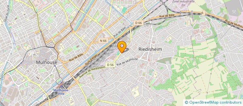 localisation de l'entreprise SCI RLK  RIEDISHEIM