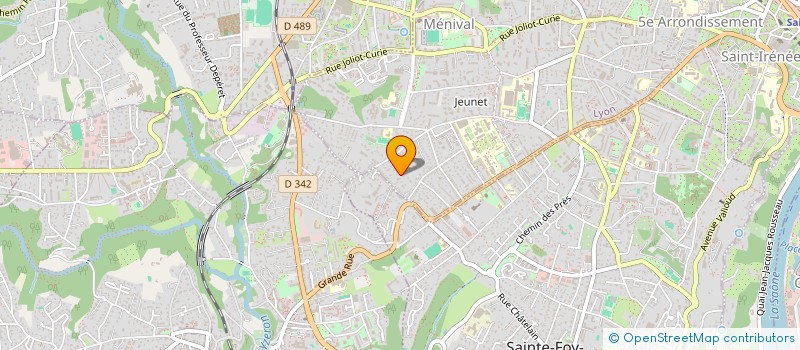 localisation de l'entreprise SCI RLM 2021  LYON 5EME