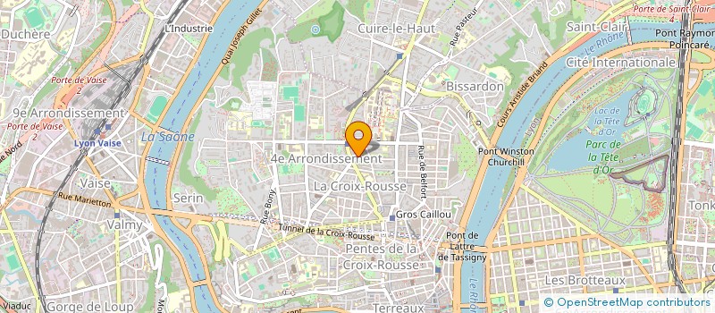 localisation de l'entreprise SCI RLM  LYON