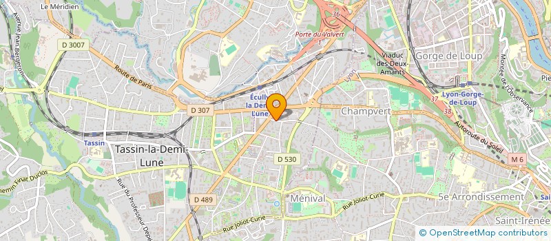 localisation de l'entreprise SCI RLM  CHAPONOST