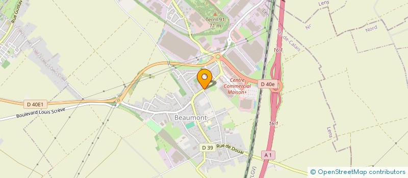 localisation de l'entreprise SCI RLM à HENIN-BEAUMONT