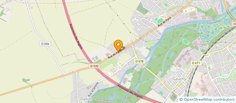 localisation de l'entreprise SCI RLSF à SAINT-QUENTIN