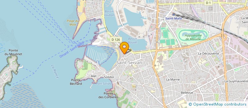 localisation de l'entreprise SCI RLT  SAINT-MALO