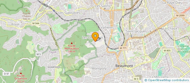 localisation de l'entreprise SCI RLT1990  CLERMONT-FERRAND