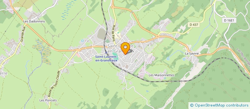 localisation de l'entreprise SCI RM  SAINT-LAURENT-EN-GRANDVAUX