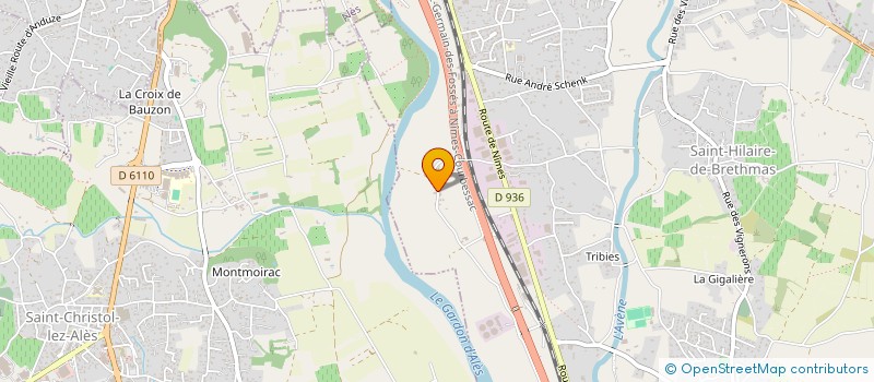 localisation de l'entreprise SCI RM  SAINT-HILAIRE-DE-BRETHMAS