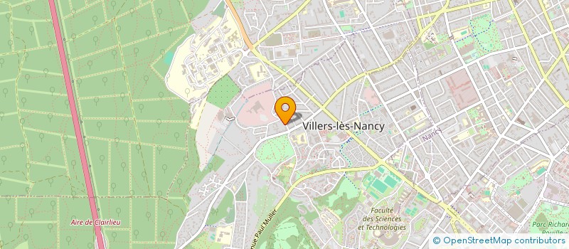 localisation de l'entreprise SCI RM à VILLERS-LES-NANCY