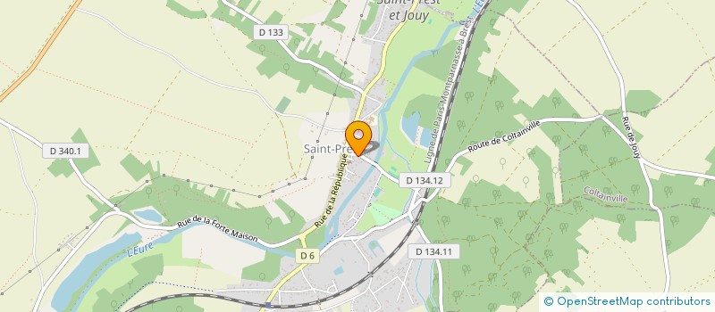 localisation de l'entreprise SCI RM à LEVES
