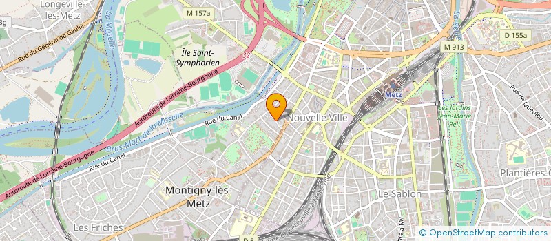 localisation de l'entreprise SCI RM à MONTIGNY-LES-METZ