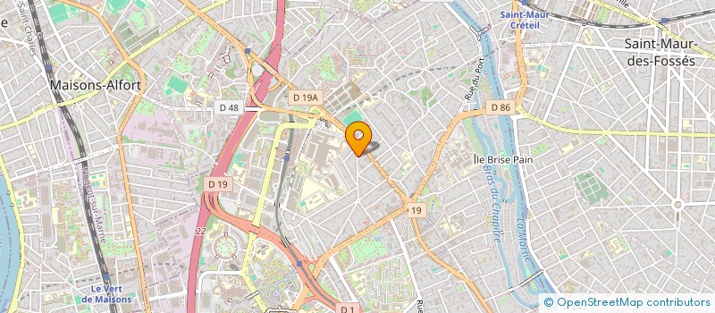 localisation de l'entreprise SCI RM INVEST  CRETEIL