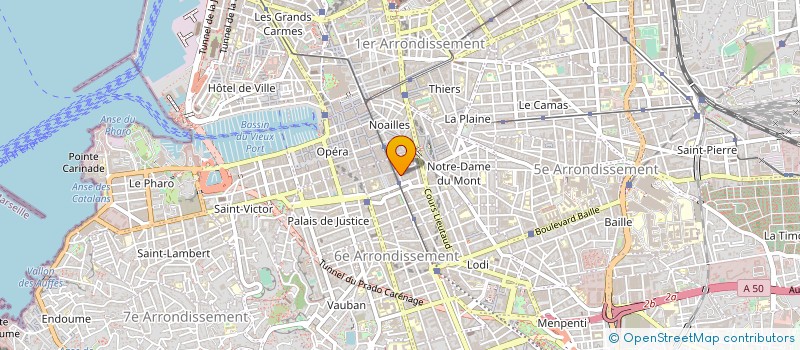 localisation de l'entreprise SCI RM2C à MARSEILLE