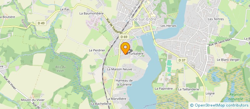 localisation de l'entreprise SCI RM4  SUCE-SUR-ERDRE