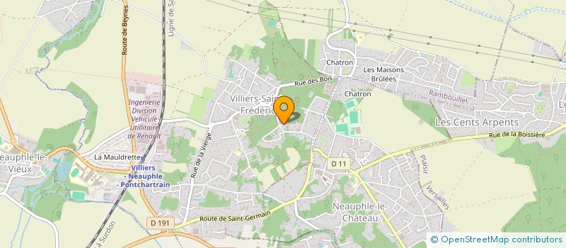localisation de l'entreprise SCI RMAI  VILLIERS-SAINT-FREDERIC