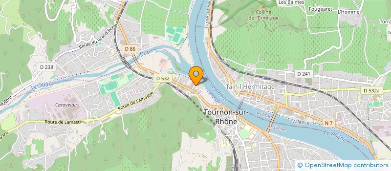 localisation de l'entreprise SCI RMBP à TOURNON-SUR-RHONE