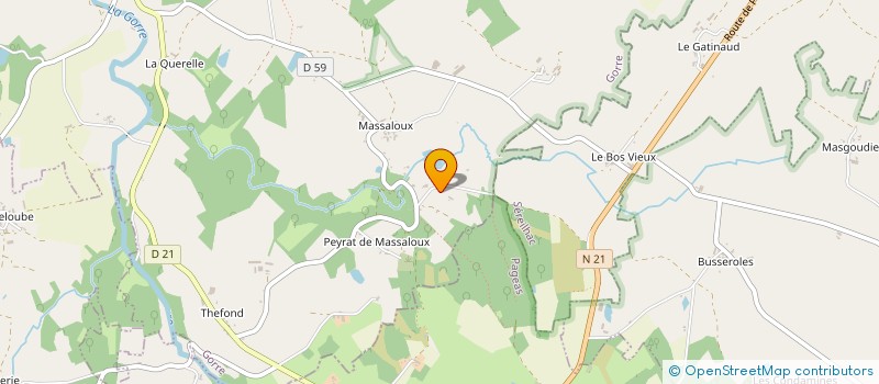 localisation de l'entreprise SCI RMC à GORRE