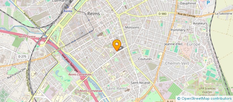 localisation de l'entreprise SCI RMC  REIMS