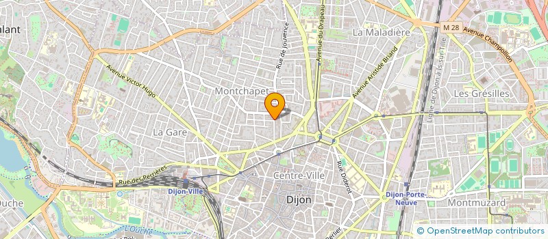 localisation de l'entreprise SCI RMC à DIJON