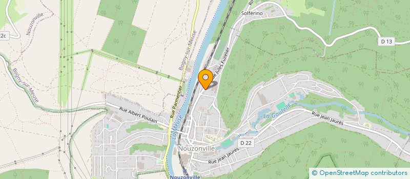 localisation de l'entreprise SCI RMC  NOUZONVILLE