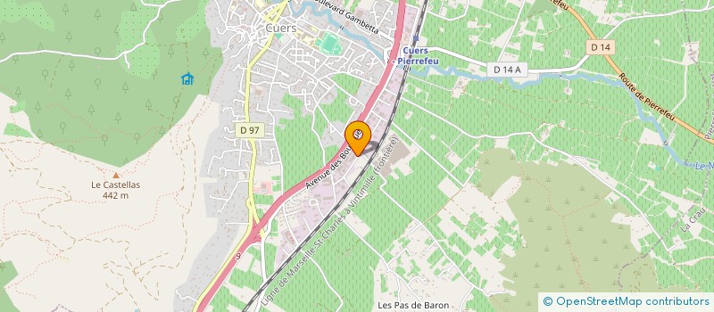 localisation de l'entreprise SCI RMCC à CUERS