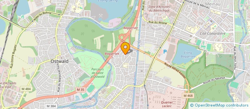 localisation de l'entreprise SCI RMD FAMILY  ILLKIRCH-GRAFFENSTADEN