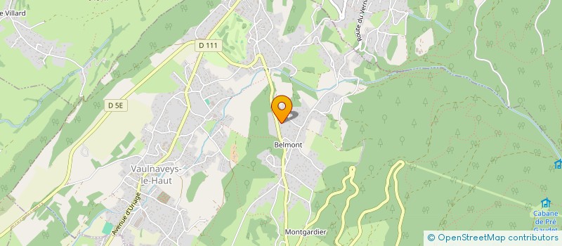 localisation de l'entreprise SCI RMG  VAULNAVEYS-LE-HAUT