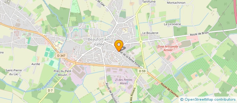 localisation de l'entreprise SCI RMG à BRISSAC LOIRE AUBANCE