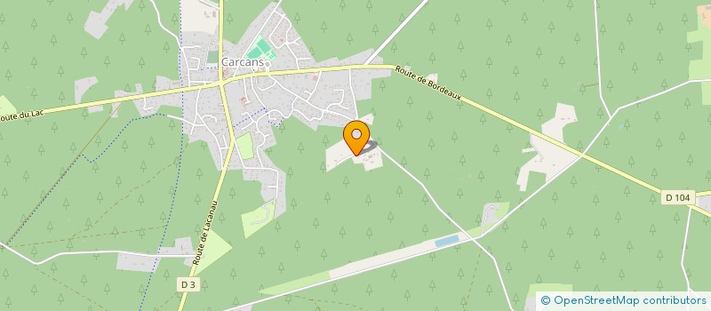 localisation de l'entreprise SCI RMG HABITAT  CARCANS