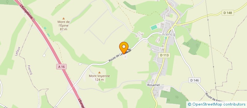 localisation de l'entreprise SCI RMGG CAILLET  FRENCQ