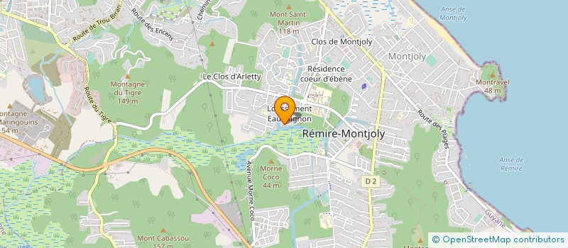 localisation de l'entreprise SCI RMI à REMIRE-MONTJOLY