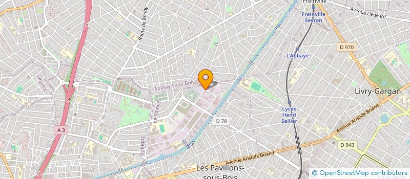 localisation de l'entreprise SCI RMJ  LES PAVILLONS-SOUS-BOIS