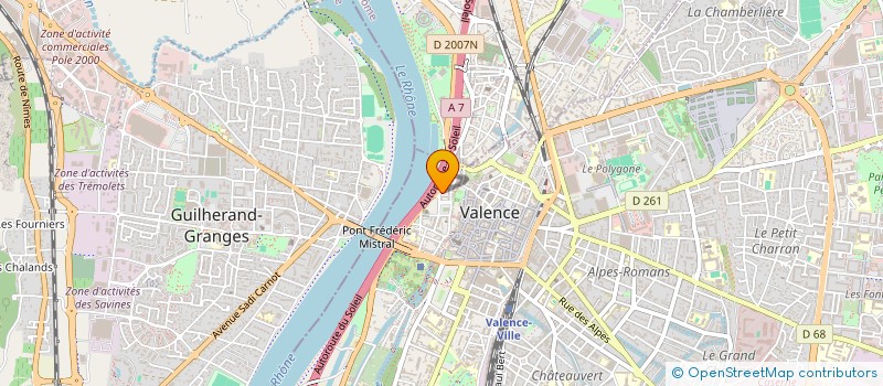 localisation de l'entreprise SCI RMJ à VALENCE