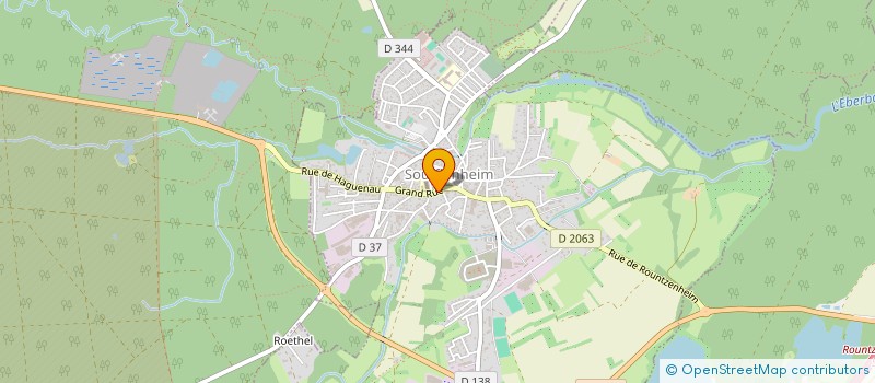 localisation de l'entreprise SCI RMJ  SOUFFLENHEIM